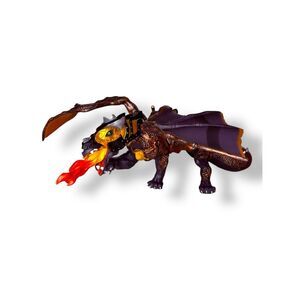 Papo Dragon of Darkness Figurine Toy with Sword Hand Painted 2007